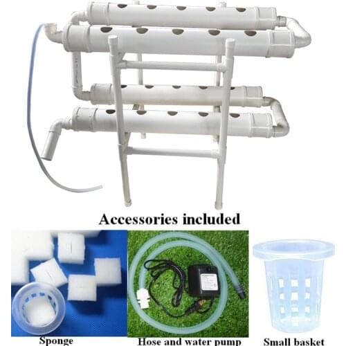 Hydroponic 20 Plant Site Grow Kit (110V Water Pump) Hydroponic Site Grow Kit