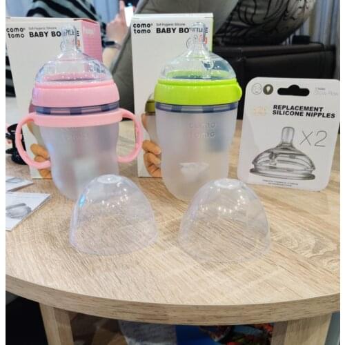 Mamadeira Baby Bottle Green 250ml(8oz) pink 150ml(5oz) baby milk feeding bottle with handle bottle children