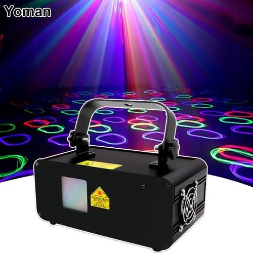 2021 New Animation Laser Light DMX512 DJ Disco Stage Lighting Wedding Bar Party indoor led Pattern Laser Projector Christmas