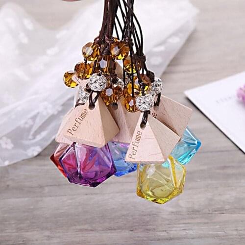 Car Interior Decoration Empty Perfume Diffuser Bottle Fragrance Hanging Pendant