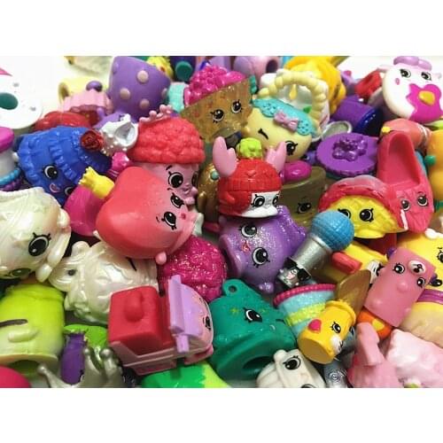 Popular Miniature Shopping Fruit Dolls Action Figures for Family Kids Christmas Gift Playing Toys Mixed Seasons 20 Pcs/lot