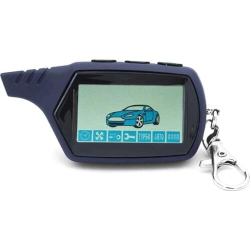 A91 LCD remote control for 2 way car alarm starline 91 starter motor starline A91 keychain with alarm / LCD body