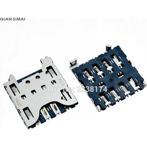 QiAN SiMAi For Blackberry Z10 Q10 New sim card slot Socket Card Tray Repair Parts + Free shipping
