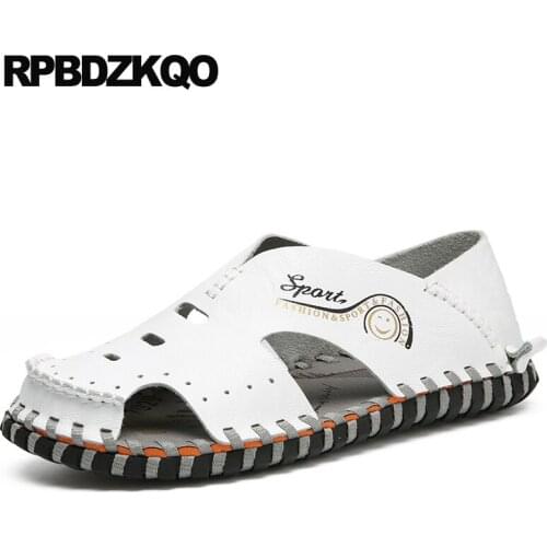 Black flat native shoes mens sandals 2019 summer outdoor beach designer breathable white fashion casual brown water waterproof