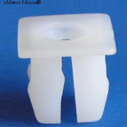 Shhworldsea auto clip and fastener headlight headlight bezel to body nut #6 or #8 screw size for GM 380382