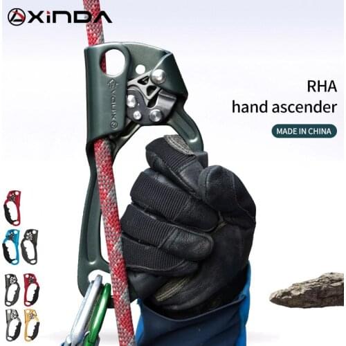 Outdoor Sports Rock Climbing Right Hand Ascender Device Mountaineer Left Handle Ascender Climbing Rope Tools