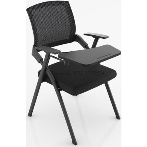 Folding training chair with table board conference chair with writing board table and chair integrated conference room conferenc