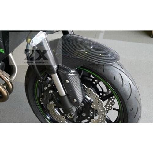Carbon fibre For z800 636 09-15 z1000 2015-16 z1000sx Front mud plate Fairing injection good zxmt
