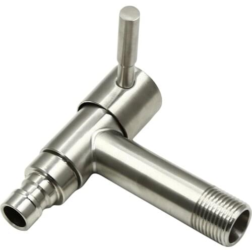 High Quality Outdoor Garden Faucet Tap Washing Machine Faucet Stainless Steel Kitchen Bathroom Sink Tap Mop Pool Water Taps