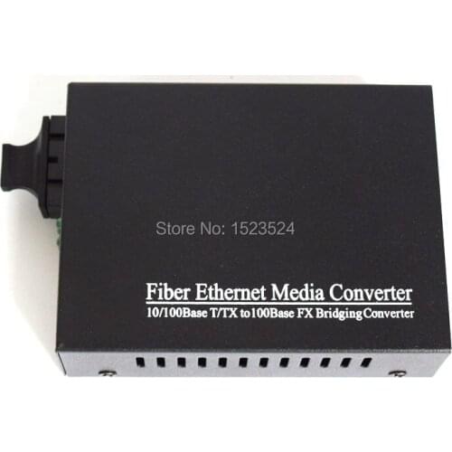 High Quality Multimode Optical Media Converter 10/100Mbps Multi-Mode Dual Fiber SC port Converter 2KM