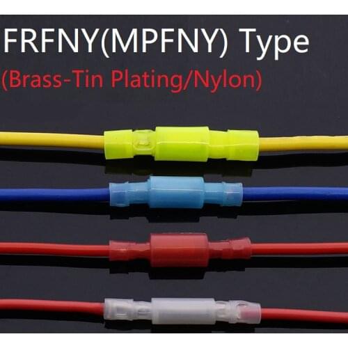 5set MPFNY FRFNY Type Wire Terminal Female Male Quick Joint Connector Nylon Insulated Bullet Plug Cable Crimp Splice Transparent