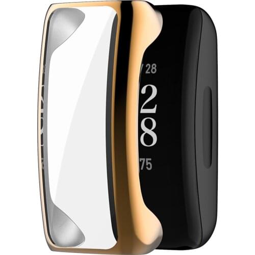 Anti-Scratch Smart Watch Case Wearing Accessories TPU Outdoor Shopping for Fitbit Inspire 2 Protective Cover Skin