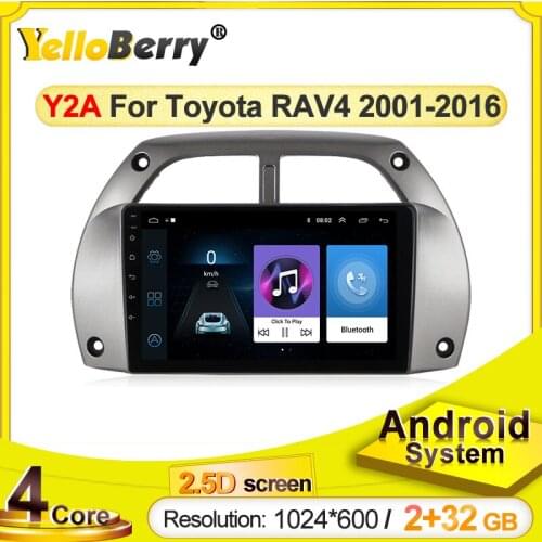 2 din android systems Car Radio Multimedia Video Player Navigation GPS for Toyota RAV4 2001-2006 car head unit auto BT