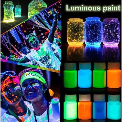 Body Painting Fluorescent Fluid 8 Colors Face Body Art Paint Neon Fluorescent Party Festival Halloween Cosplay Hot Sale