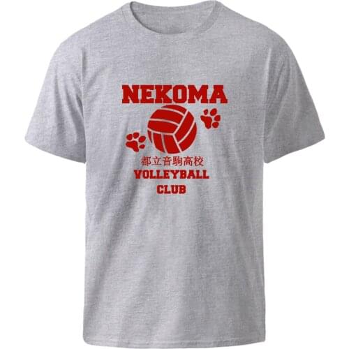 T shirts Haikyuu Anime Man Top Summer Short Sleeve Graphic Soft Plus Size Womens T-shirts 2021 Vintage O-Neck Graphic Top