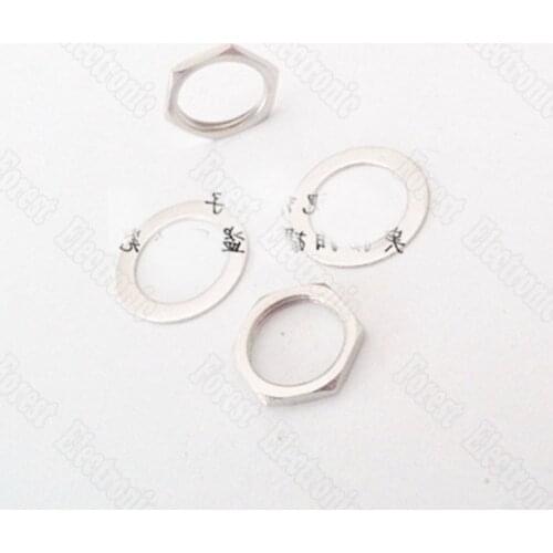 F Head Cable TV Connector Inch Metric Thread Connector All Copper Nuts With Stainless Steel Gasket