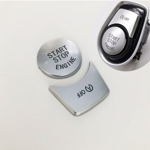 Car Engine Start Stop OFF Button Cover frame sticker For BMW 2 Series Coupe F22 1 series F20 Two Sedan