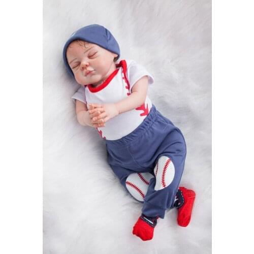 20" Silicone reborn dolls handmade fake baby dolls for children gift real bebe sleeping newborn baby dolls bonecas reborn menina