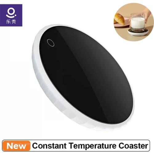 Lexiu Rosou Constant Temperature Coaster 55 Degrees Constant Temperature Microgravity Induction Rapid Heating Cup Mat