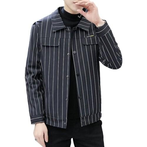 Mens jacket new youth slim Korean style male casual handsome all-match printing mens jacket loose