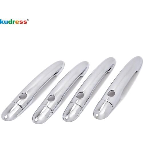 For Renault Koleos 2009 2010 2011 2012 2013 2014 ABS Chrome Car Door Handle Cover Trim Frame Sticker Styling Accessories