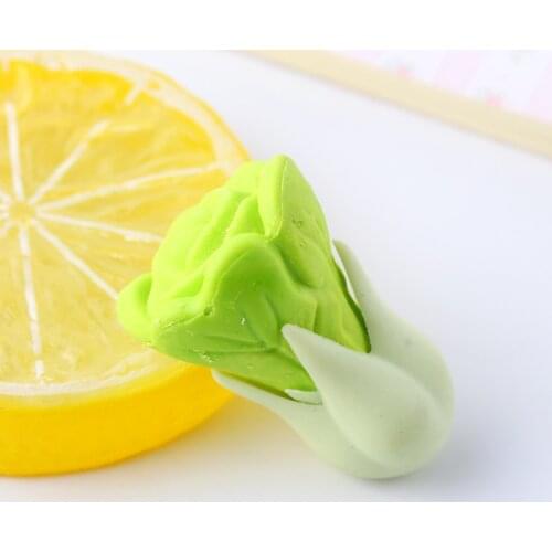New Kawaii Cute Vegetable Erasers Pencil Rubber Novelty For Kids School Supplies Student Office Stationery Creative Party Gifts