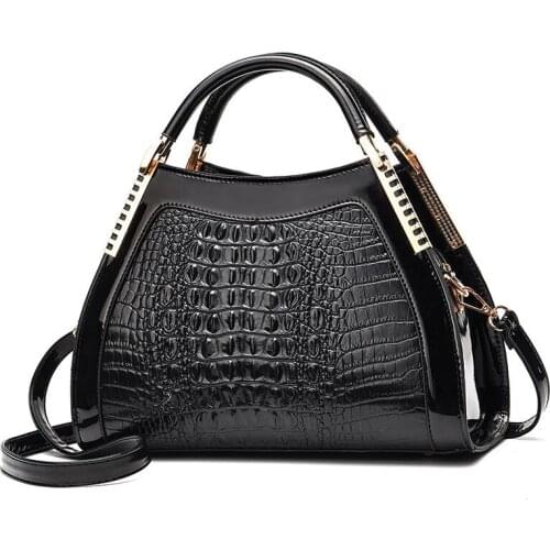 Famous Designer Crocodile Women Handbags High Quality PU Leather Bag For Women Fashion Alligator Shoulder Bags Hand Bag Bolsos
