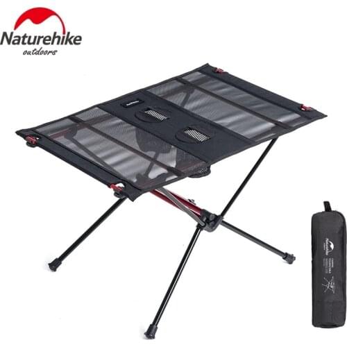 Naturehike Portable Camping Table Lightweight Collapsible Roll Up Outdoor Folding Table Fishing Picnic Table