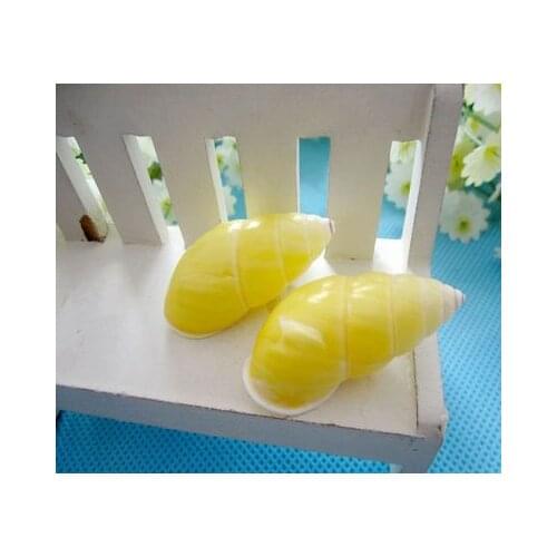 Natural Conch Shell Yellow Left-handed Snail 3CM Sea Shell Buddha Snail Seashells
