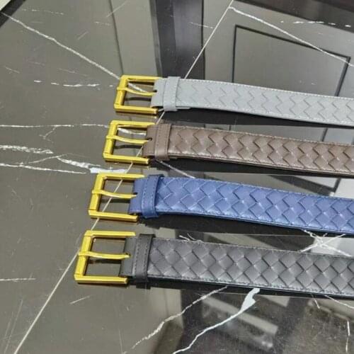 Braided Belt For Mens Belts Luxury High Quality Genuine Leather Cowskin Straps Casual Business Waistband Male Fashion Designer