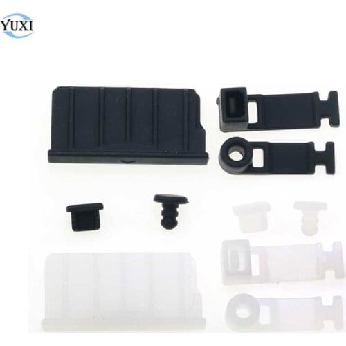 YuXi Silicone Anti-Dust Plug Earphone jack Charging Dock Dust Cover For Nintend New 3DS XL LL 3DSXL 3DSLL 2DS Console