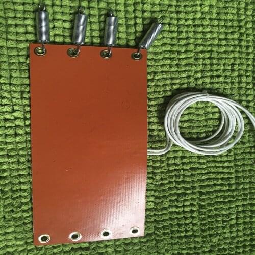 Silicone Heater Pad Car Fuel Filter Diesel Heater w/thermostat 80C Automobile fuel tank low pressure heat plate 70X240mm 12V 50W