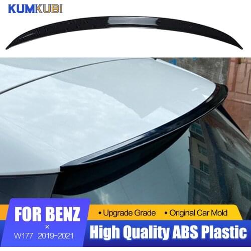 ABS Paint Black Color Rear Spoiler Wing For Mercedes Benz W177 Hatchback A-Class A180 A200 A250 A260 & A45 Spoiler 2019 2020