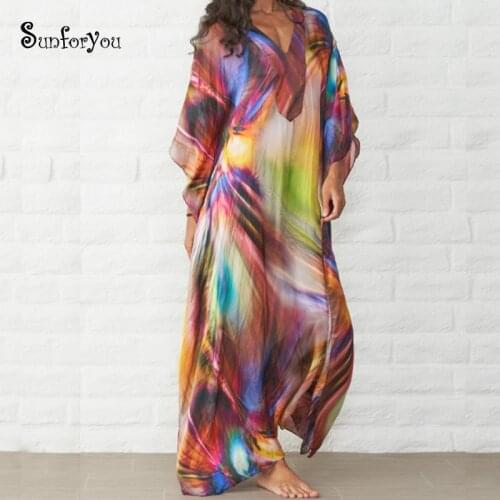 Beach dress Plus size Women Beachwear Cover-up Sarong Bikini Cover up Tunic Robe de Plage 2021 Swimsuit cover up Vestido Playa