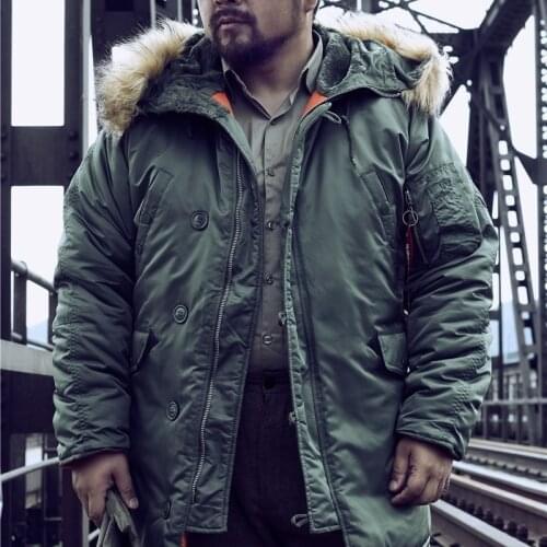 Winter Jacket Men Long Coat Military Fur Hood Warm Trench Camouflage Tactical Bomber Army Korean Parka Dropshipping Suppliers