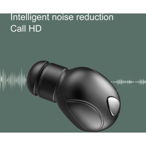 1Pc Mini In-ear Earbuds Bluetooth 5.0 Wireless Earphone Rechargable Sports In-ear Headset Earbuds Bluetooth Earphone with Mic