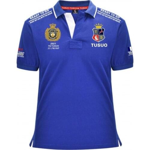 2021 Summer High Quality Polo Shirt Men Embroidery Fashion Chemise Homme Short Sleeve 100% Cotton Breathable Plus Size S-5XL