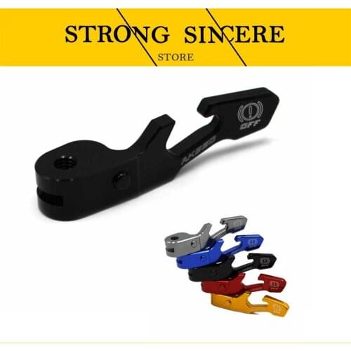 3D Design Red Black Titanium Gold Blue inum Parking Brake Lever For KYMCO AK550 2017 Motorcycle Accessories LOGO AK550