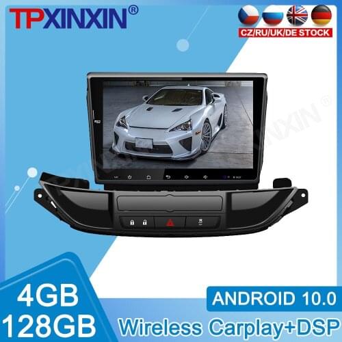 Android 10 Carplay 4+128GB For Opel Astra J 2015 2016 2017 Radio Recorder IPS Multimedia Player Stereo Head Unit GPS Navigate