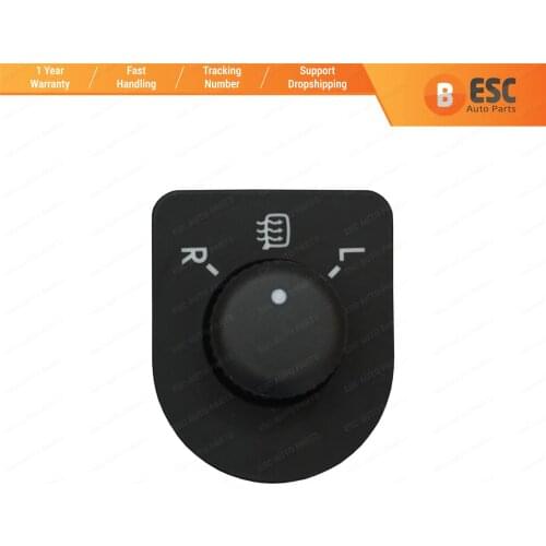 ESC EDP628 Heatable Side Mirror Switch 1 J1959565F for VW Golf Bora Jetta Beetle