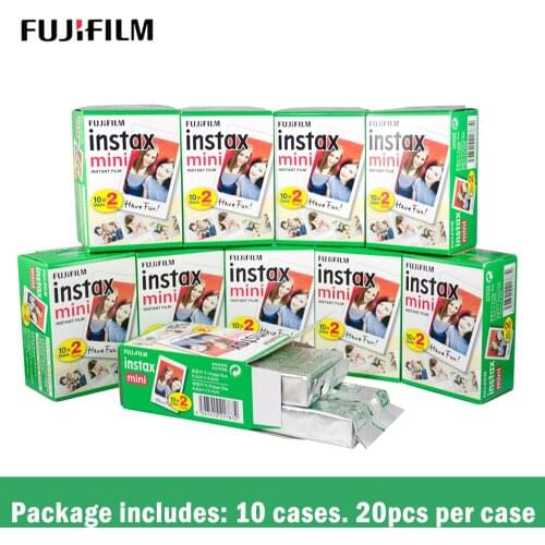 Fujifilm instax mini9 Fuji instsnt photo 200 sheet for mini8 mini9 7s 25 50s 90 Instant Camera Paper