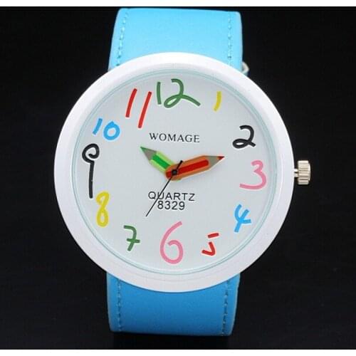 Womage Fashion Creative Pencil Needle Watch Women Large Watches Wide Strap Quartz Wristwatches Children Watches Reloj Mujer 2020