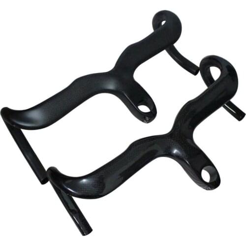 CSC Bicycle T800 Carbon Handlebar Road Integrated Handlebars and Stem Bike Handle bars 400/420/440mm