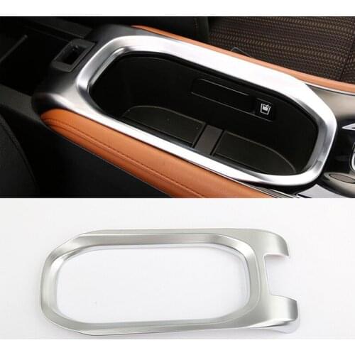 For Honda HRV HR-V Vezel 2014/15/16/17 Accessories ABS Chrome Car Water Cup Holder Trim Interior Protective Decorative Styling