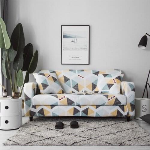 Elastic Spandex Sofa Cover Tight Wrap All-inclusive Couch Covers for Living Room Sectional Sofa Cover Love Seat Patio Furniture
