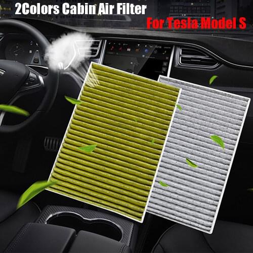 2Colors Cabin Air Filter with Activated Carbon For Tesla Model S 2012-2020