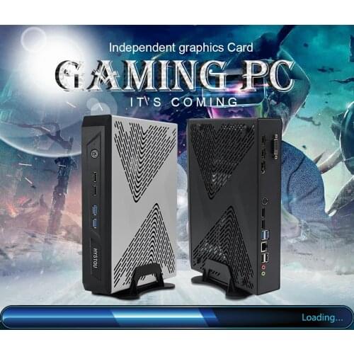 HYSTOU Gaming PC Mini Computer Windows 10 Intel I7 9700F 8 core 4.7GHZ GTX1050TI GDDR5 4 displays output