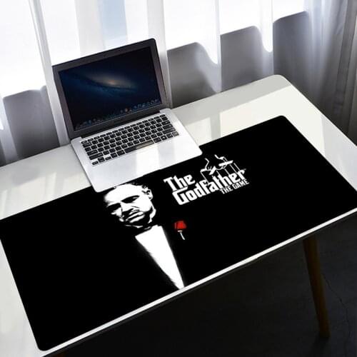 The Godfather Mouse Carpet Gaming Mouse Pad Anime Gamers Accessories PC Gamer Cabinet Rug Varmilo Mausepad Desk Mat Mice