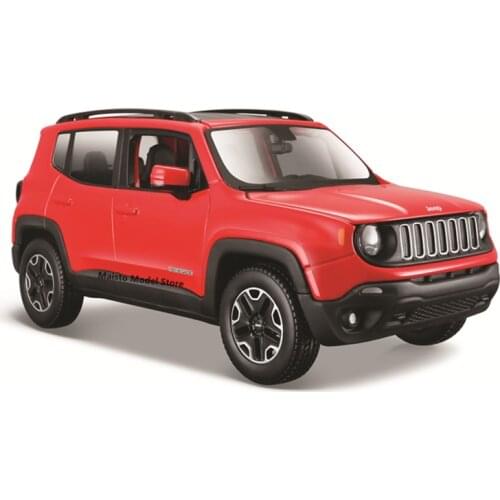 Maisto 1:24 RED JEEP RENEGADE Special edition Highly-detailed die-cast precision model car Model collection gift