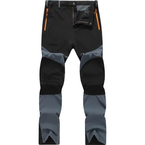 Outdoor quick-drying thin stretch men Windproof breathable wear-resistant moisture wicking spring and summer hiking pants